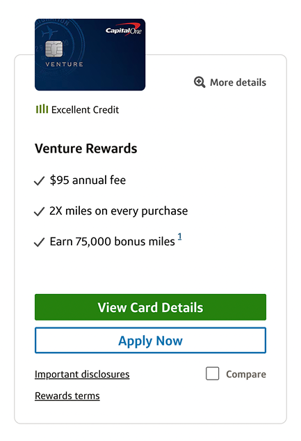 After: simplified card content with key value props